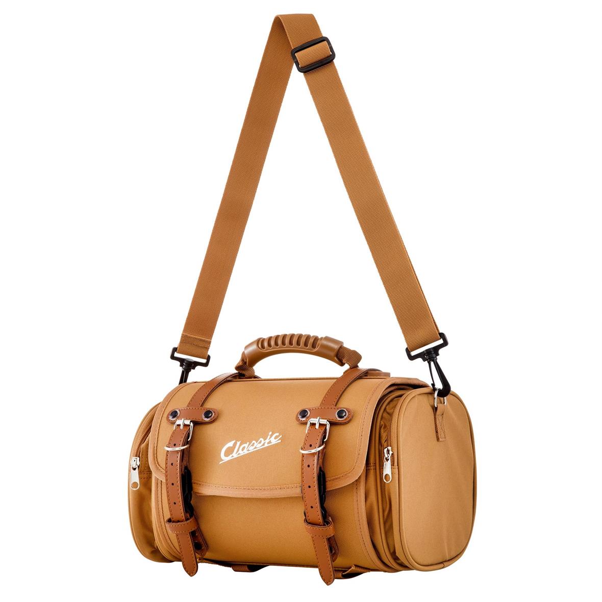 Tas "Classic" klein voor Vespa - bruin, nylon