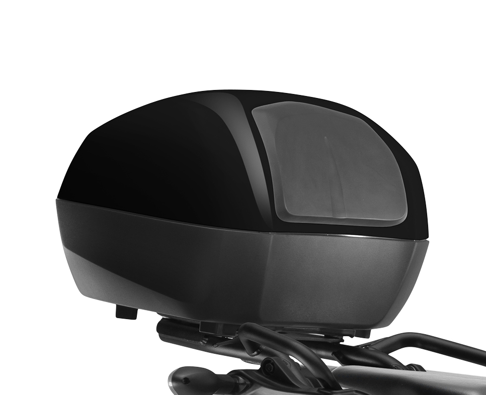 Originele Honda VFR800X Crossrunner Topkoffer 31 L Mat Buskruit Zwart Metallic NH436