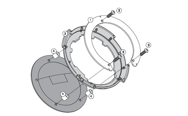 Tankhouder voor TANKLOCK tanktassen Givi