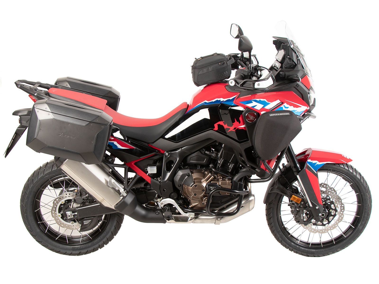 C-Bow zijdrager zwart voor Honda CRF 1100 Africa Twin Adventure Sports (24-) Hepco & Becker