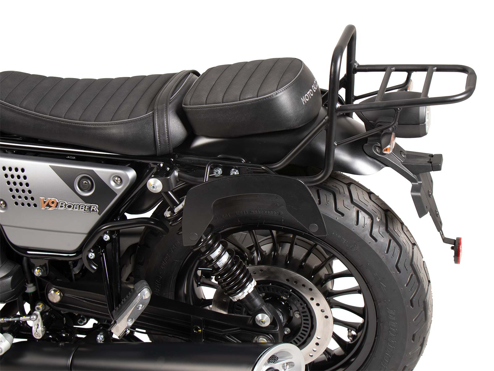 C-Bow zijdrager zwart voor Moto Guzzi V9 Bobber/Special Edition (21-) Hepco & Becker