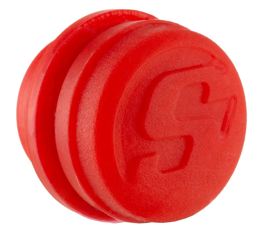 Afdekkap voor eindgewichten stuur, rood