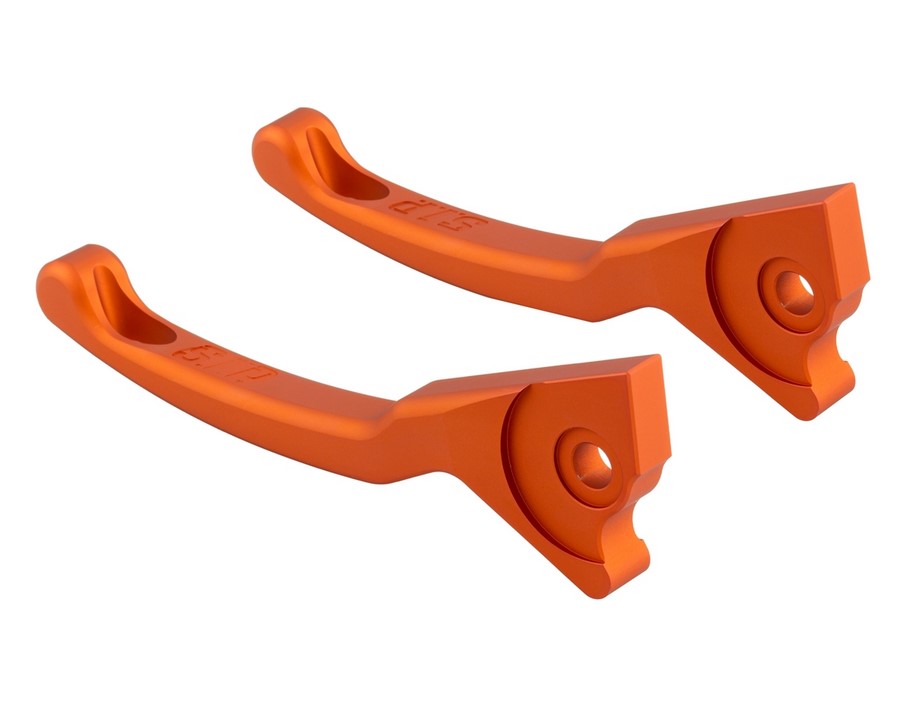 Sport remhendelset Shorty voor Vespa, rechts en links, mat oranje