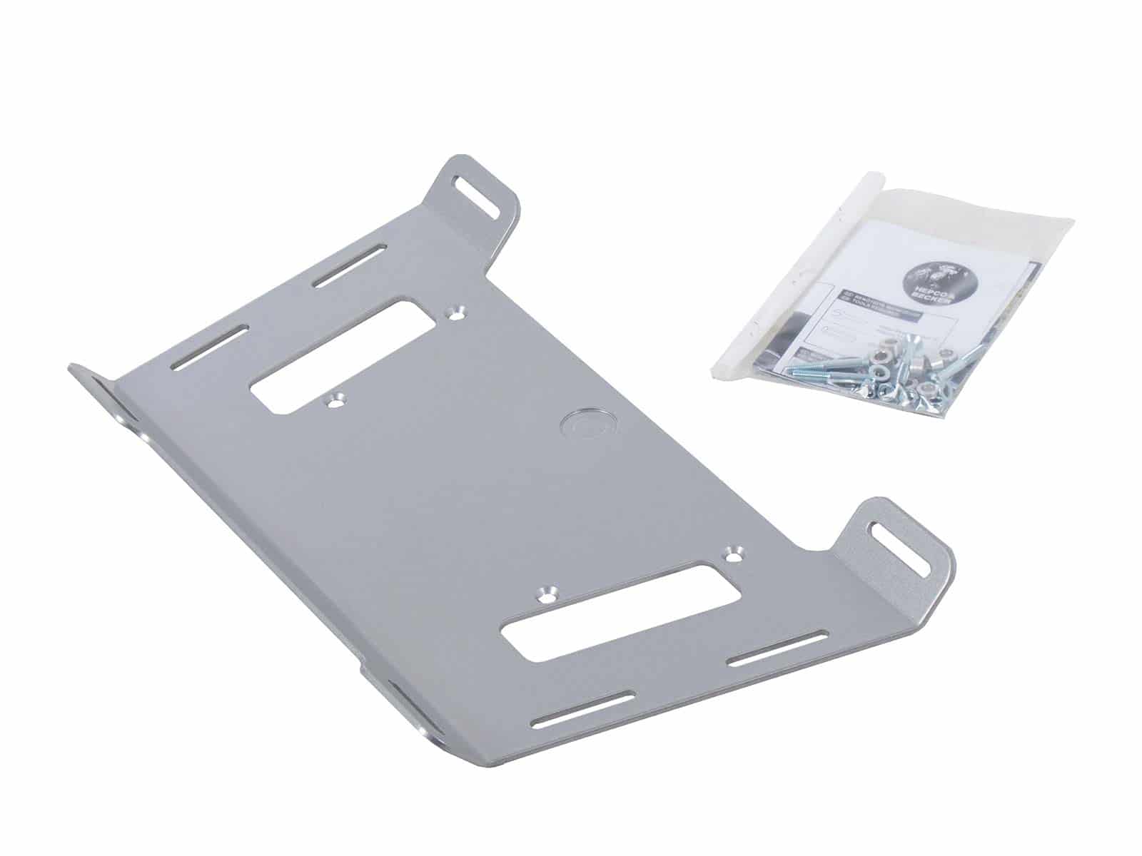 Bagagerekverlenging zilver voor BMW R 1200 GS (04-12) Hepco & Becker