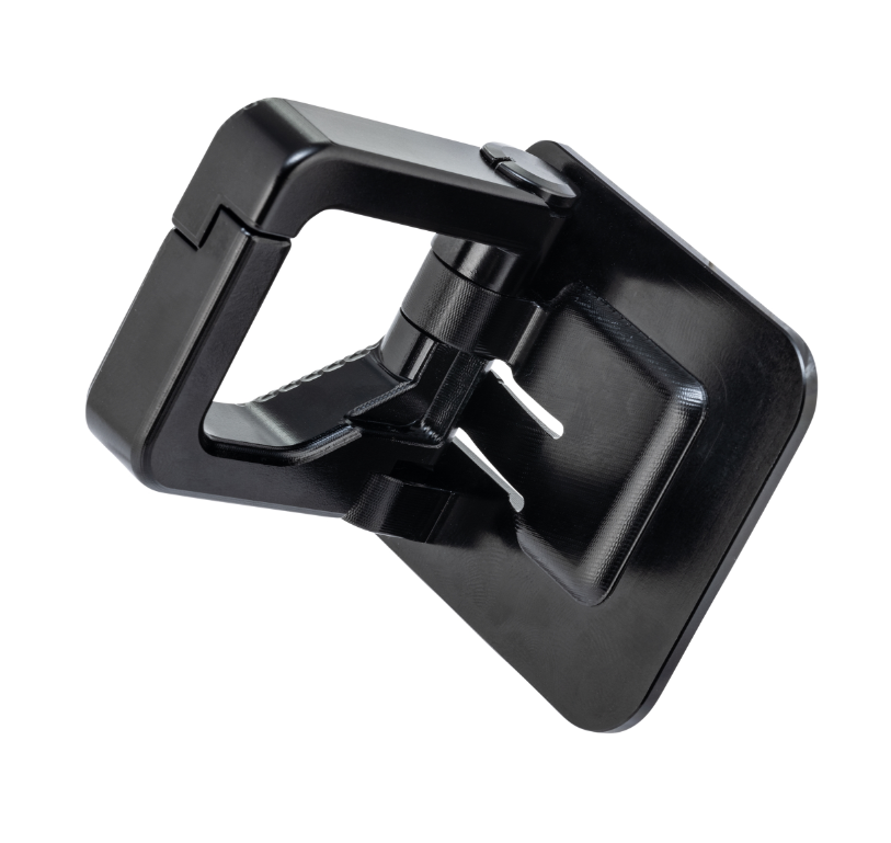 Bagagehaak voor Vespa GTS/GTS Super 125/300cc (`22-), aluminium, zwart geanodiseerd