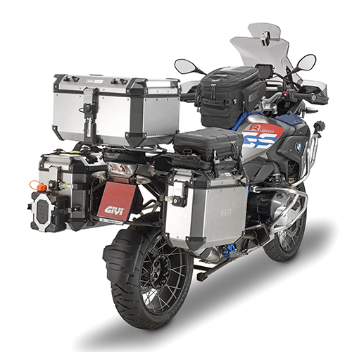 Trekker Outback 58 liter MONOKEY topkoffer Aluminium Givi
