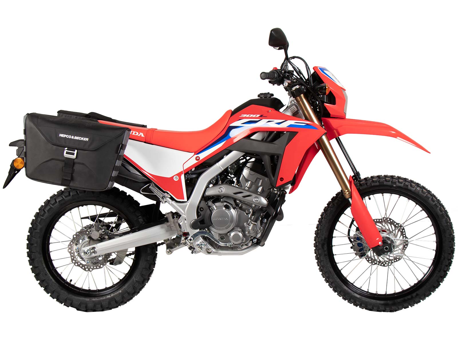 C-Bow zijdrager zwart voor Honda CRF 300 L (21-) Hepco & Becker