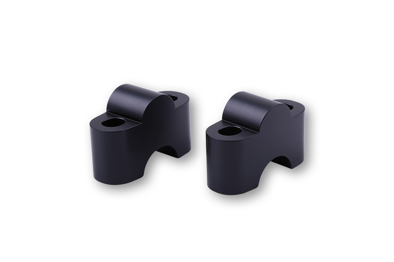 HIGHSIDER pro afstandsbalk zwart set 25mm