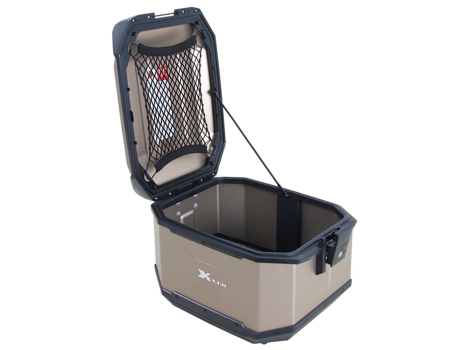 Xceed Topcase 45 Ltr. titanium Origineel Hepco & Becker
