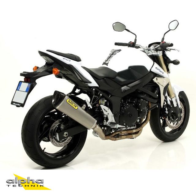 ARROW uitlaat Trophy voor Suzuki GSR750 2011-16 gemaakt van titanium