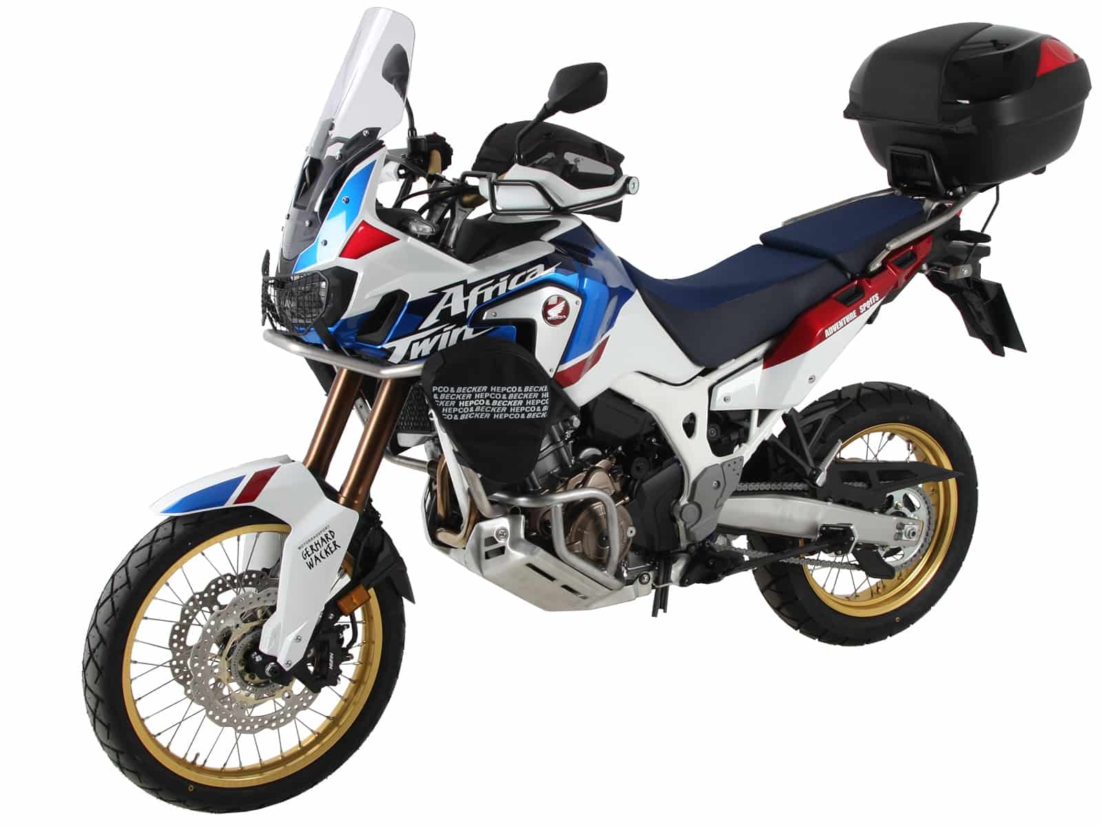 Alurack topkofferdrager zwart voor Honda CRF 1000 Africa Twin Adventure Sports /DCT (18-19)