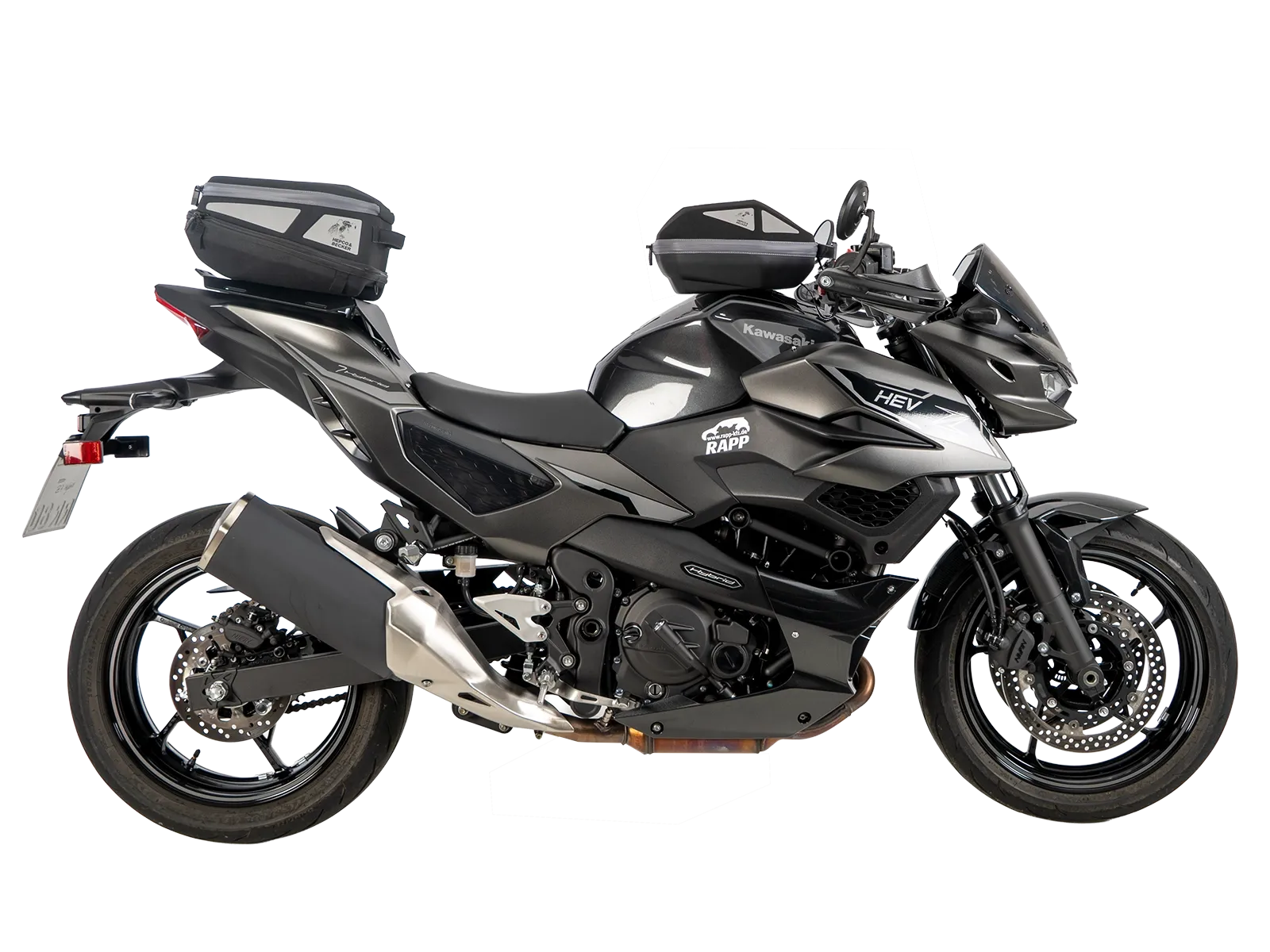 Sportrek zwart voor Kawasaki Z 7 Hybrid (24-) Hepco & Becker