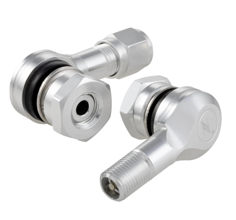 Ventielkern ZELIONI voor tubeless band/velg 80°, zilver