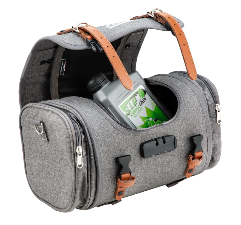 Classic" tas klein voor Vespa, nylon, grijs