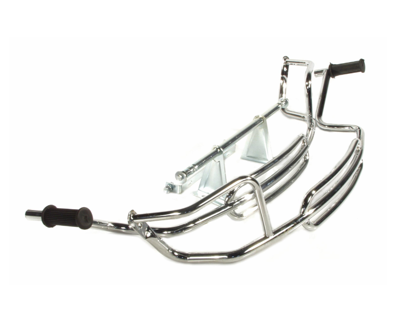 Crashbar zijafdekking voor Vespa PX 80-200cc, chroom