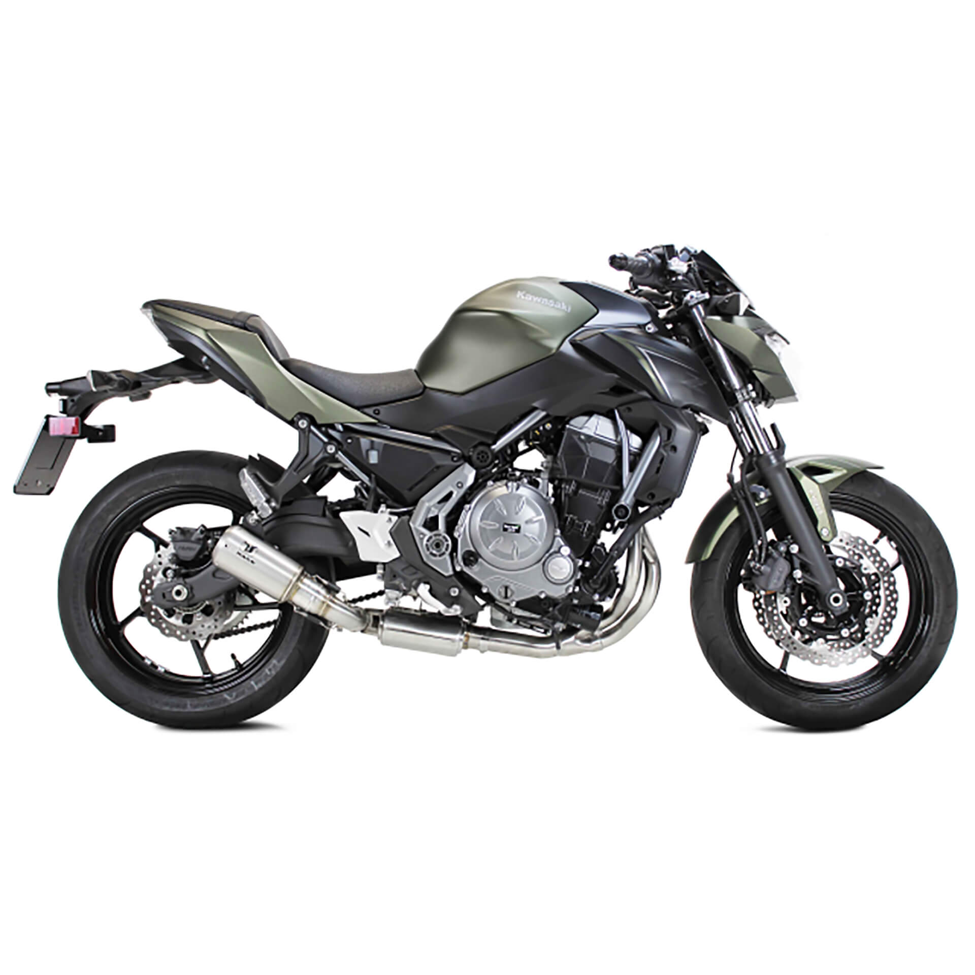 IXRACE MK2 compleet systeem met kat Kawasaki Z 650 /RS, 650 Ninja (21-), roestvrij staal, E-keur, Euro5