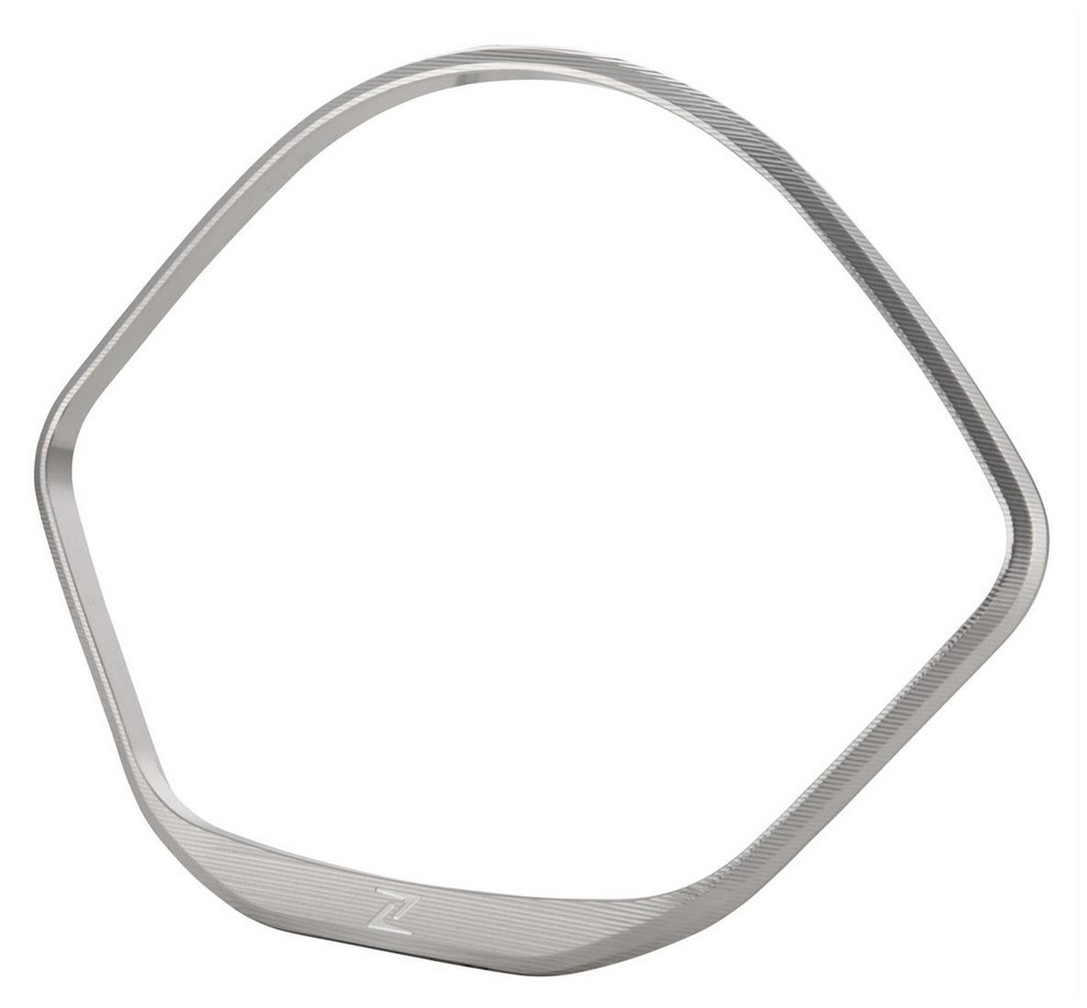 Decoratieve ring snelheidsmeter voor Vespa GTS/GTS Super/GT/GT L 125-300cc (-'13), zilver