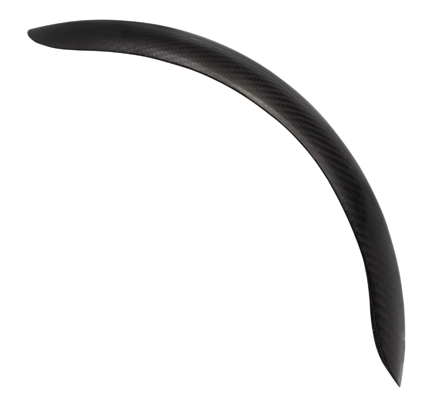 Spatbord Garelli Race EVO II zonder beugel universeel, voor Vespa PX 80-200ccm, carbon helder