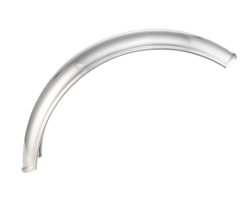 Spatbord Garelli zonder houder universeel, voor Vespa PX 80-200ccm, roestvrij staal gepolijst