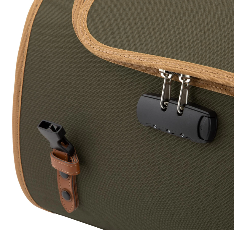 Tas "Classic" groot voor Vespa, canvas, olijfkleurig