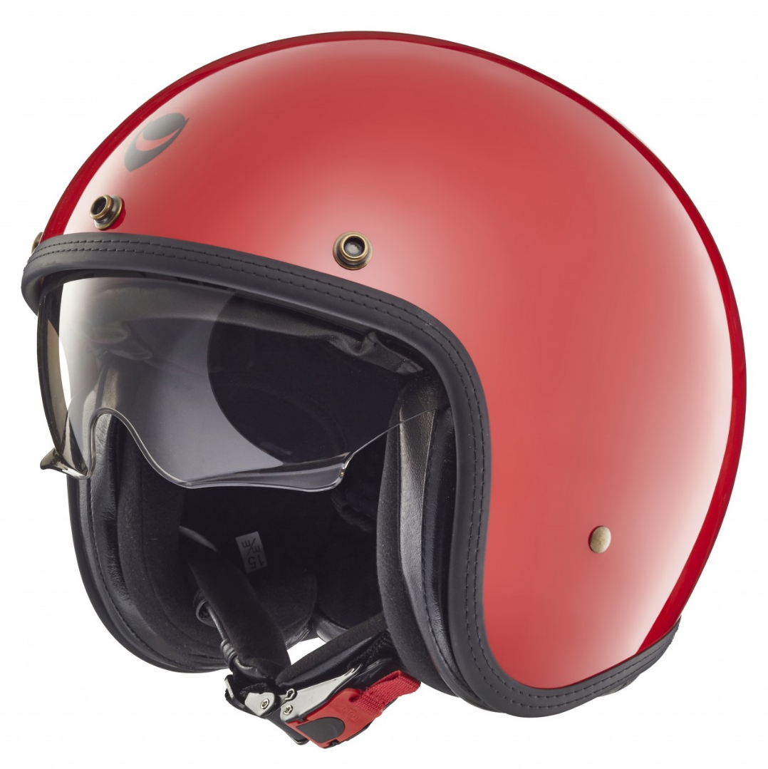 Helmo Milano jethelm, Audace, glanzend rood