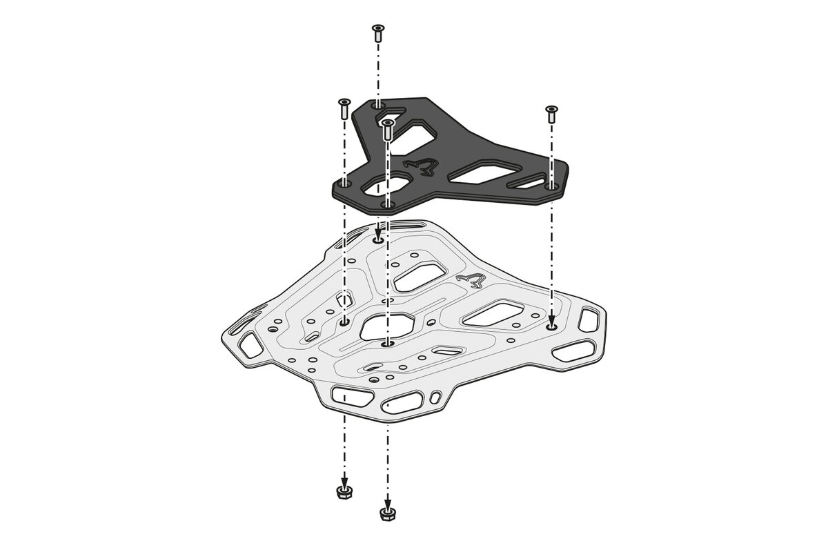 SW-Motech ADVENTURE-RACK bagagerek voor Honda XL 750 Transalp (23-) SW-Motech