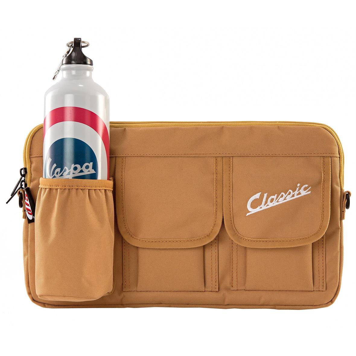 Classic" tas voor bagageruimte/handschoenenkastje Vespa - bruin