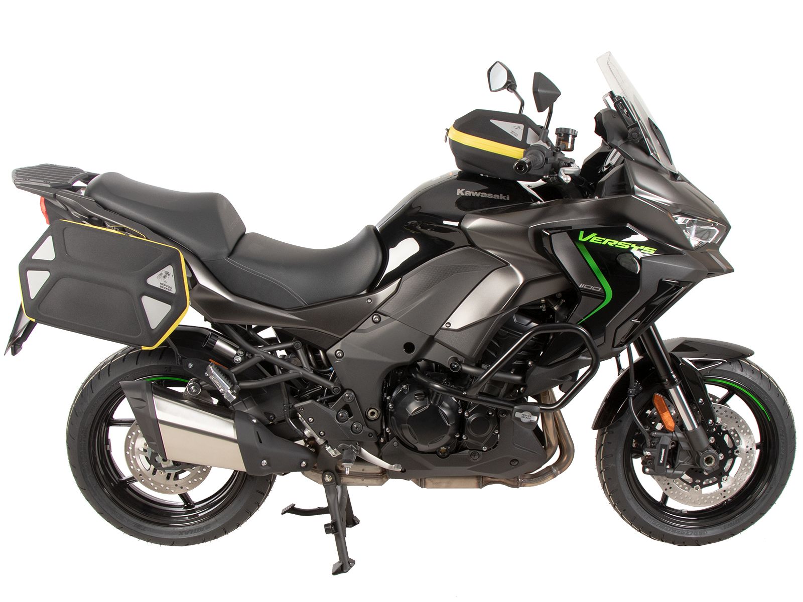 C-Bow zijdrager zwart voor Kawasaki Versys 1100 /SE (25-) Hepco & Becker