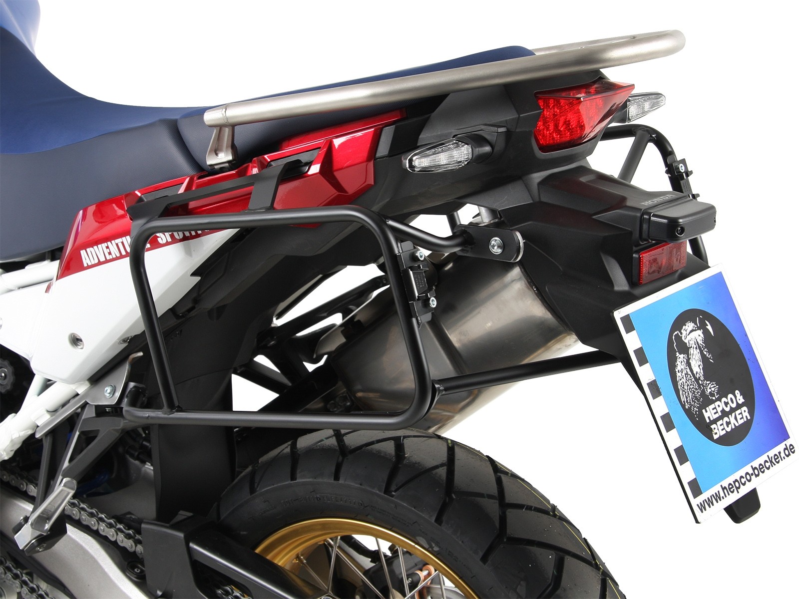 Zijkofferdrager vast zwart voor Honda CRF 1000 Africa Twin (18-19) Hepco & Becker