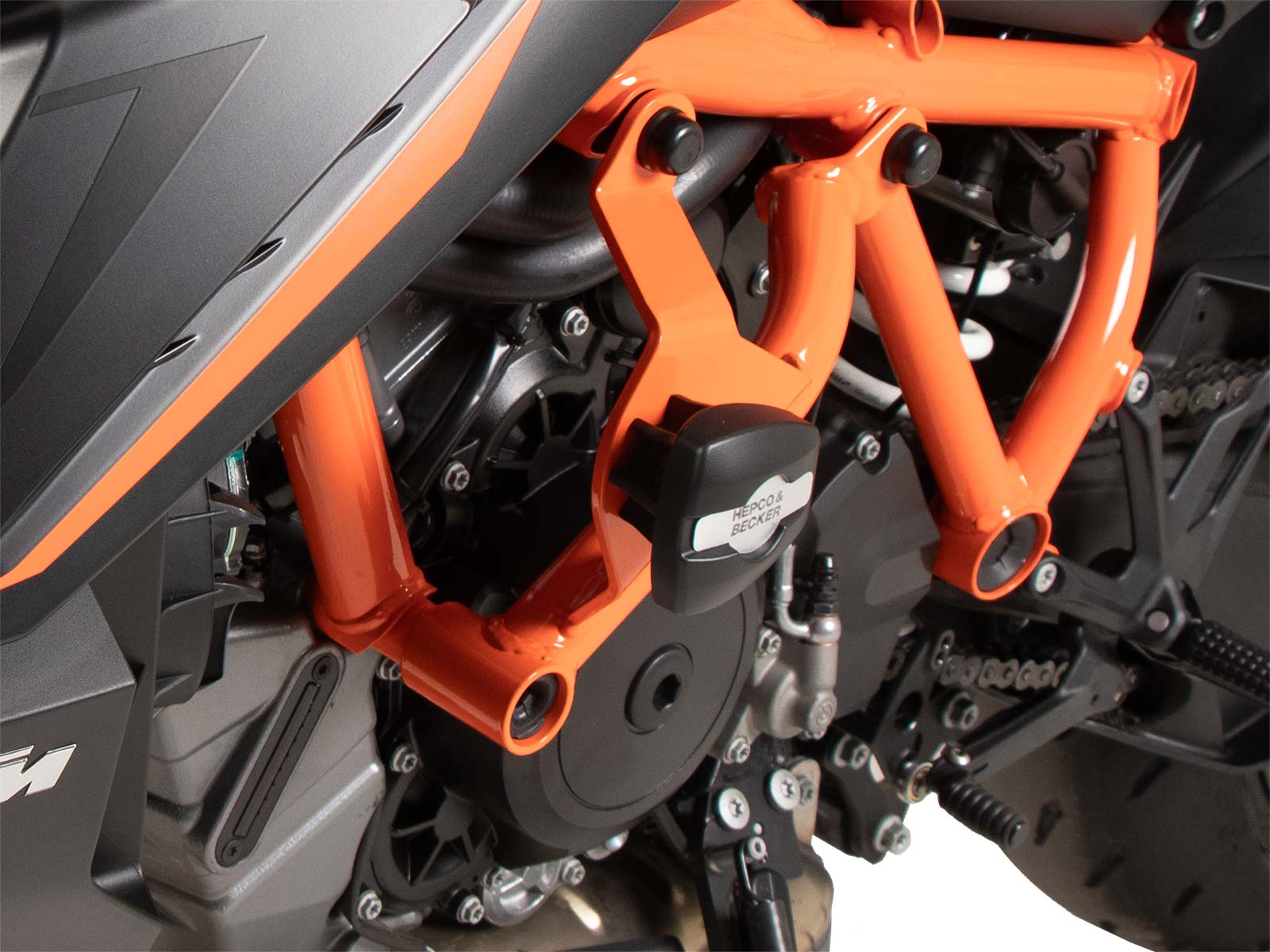 Motorbeschermer incl. beschermpad oranje voor KTM 1390 Super Duke R / EVO (24-)
