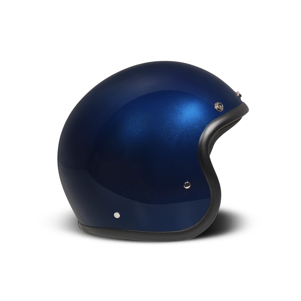 DMD Jet Helm Retro, blauw, glitter, diepblauw, glasvezel, ECE 22.06