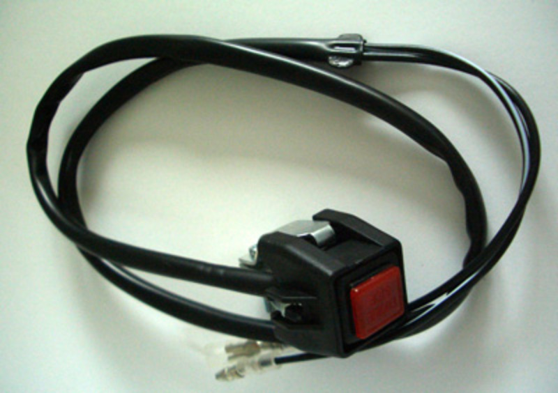 HIGHSIDER Slimme Schakelaar Universeel, Vierkant (Drukknop Type) Voor Motorstop, Claxon (1pc)
