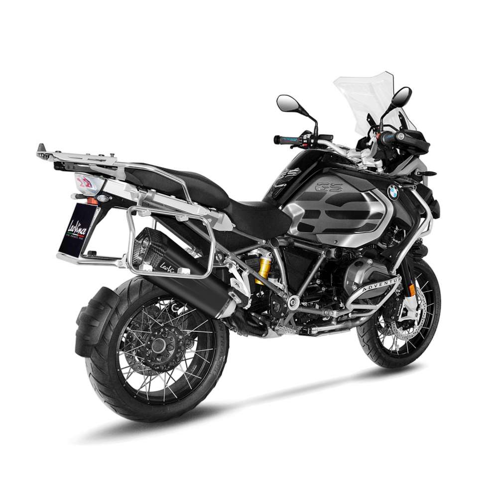 LeoVince uitlaatsysteem LV-12 voor BMW R 1200 /1250 GS /Adventure, zwart, slip on, E-certificaat