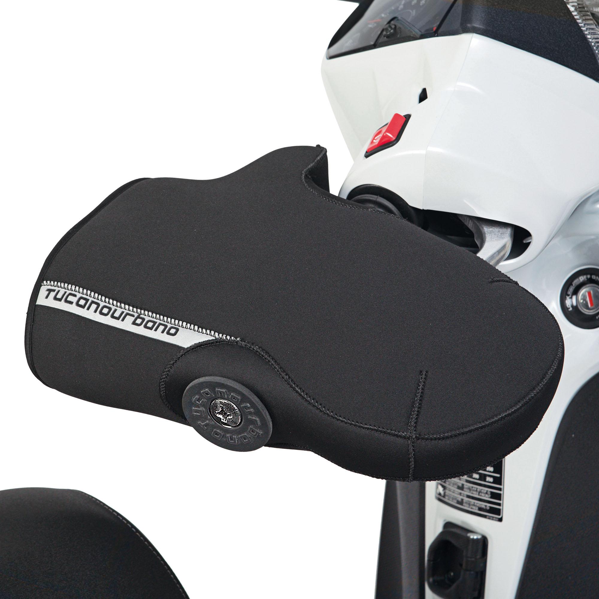 Stuur handschoenen, voor Vespa GT / Vespa GTS, met beschermkap, zwart Tucano Urbano