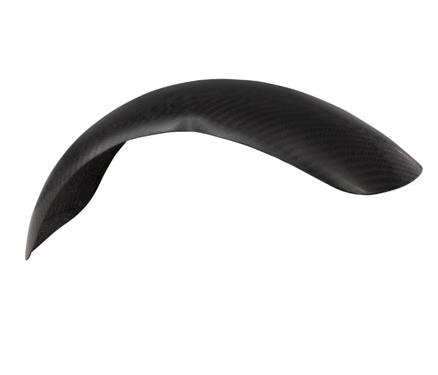 Spatbord Garelli Race EVO II zonder beugel universeel, voor Vespa PX 80-200ccm, carbon helder
