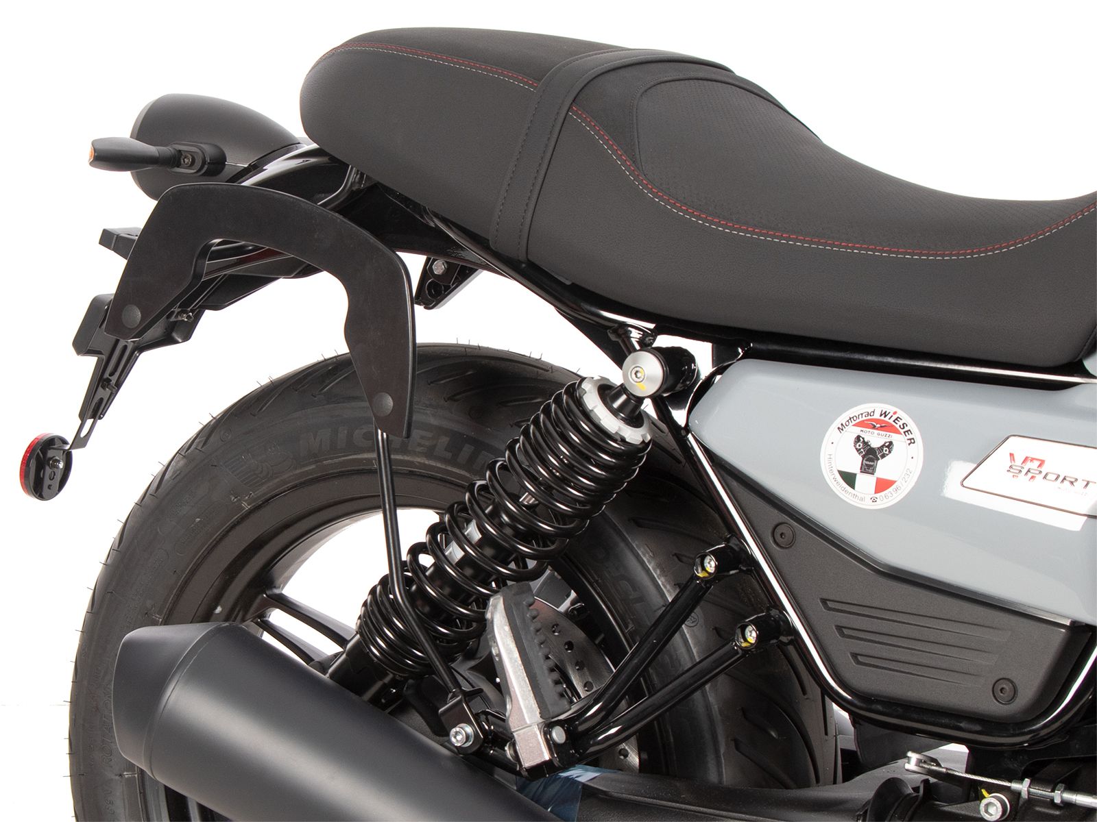 C-Bow zijdrager zwart voor Moto Guzzi V7 850 Sport (25- ) Hepco & Becker