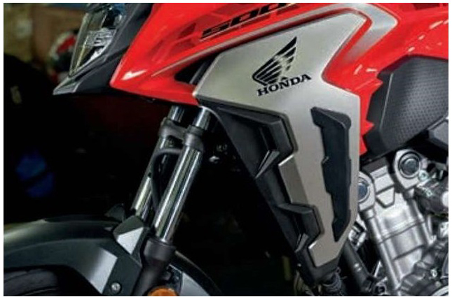 Winddeflector zijkuip voor Honda CB 500 X 2019- Origineel