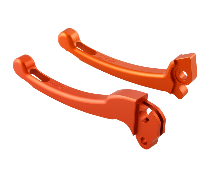Sport hendelset koppeling/rem voor Vespa PX 125 -150cc, HBZ Hengtong, rechts/links, mat oranje