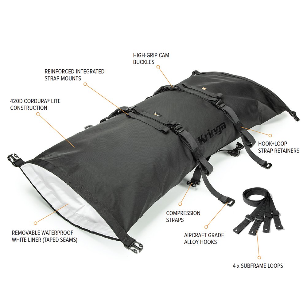 Kriega Rollpack 40 liter - Coyote beige