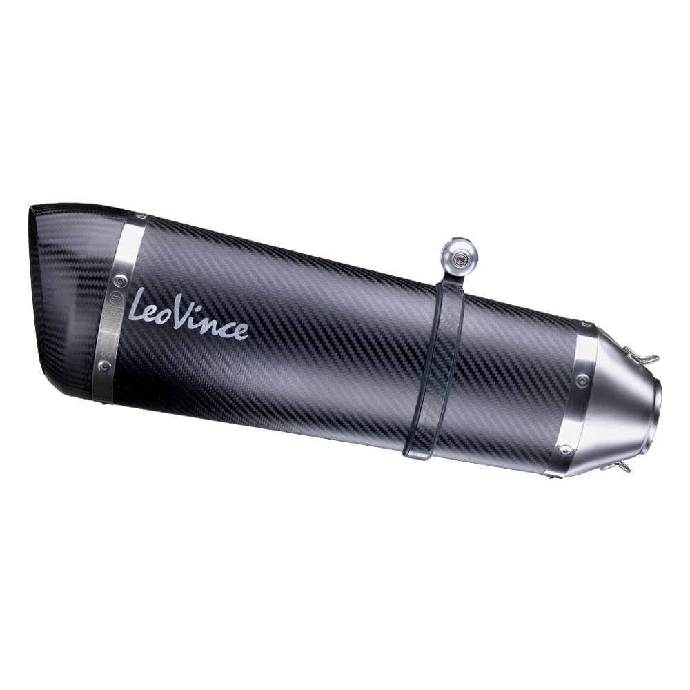 LeoVince uitlaatsysteem Factory S, carbon, slip on voor Triumph Speed Triple 1050 RS / S (18-19)