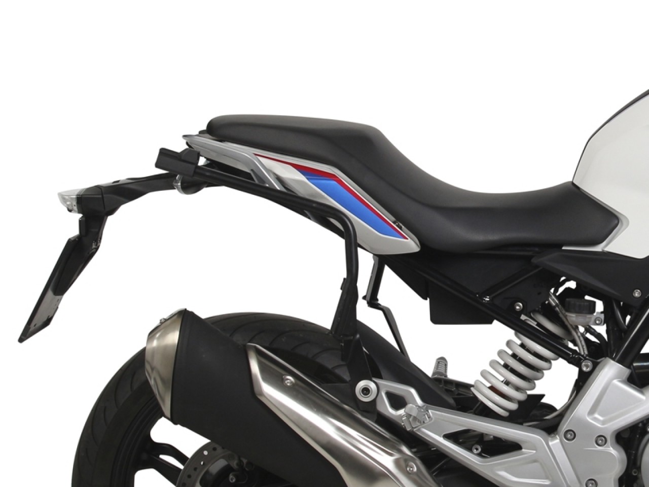 Shad zijkofferhouders 3P-systeem, zwart gelakt, voor BMW G 310 R / GS (17-25)