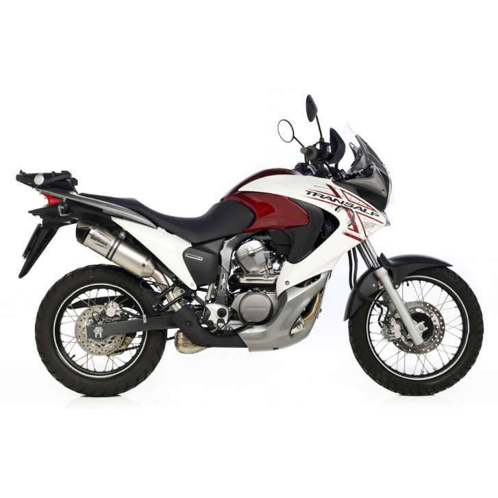 LeoVince uitlaatsysteem SBK LV One Evo 2, roestvrij staal, slip on voor Honda XL 700 V Transalp (Bj.08-13)