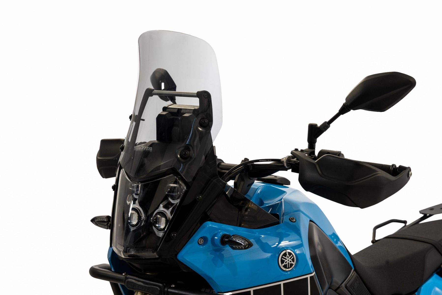 Rally-windscherm, rookkleurig, voor Yamaha Ténéré 700 (19-24)