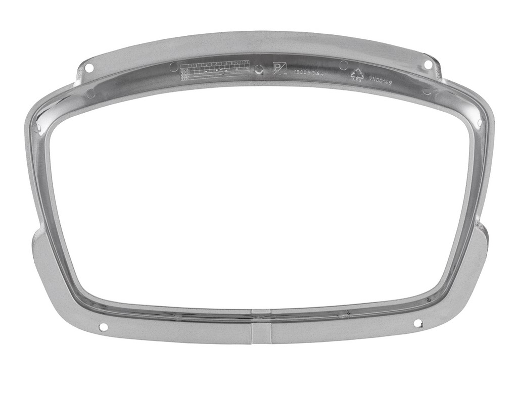 Trim ring snelheidsmeter voor Vespa GTS Supertech HPE 125/300 ('19-), mat zwart