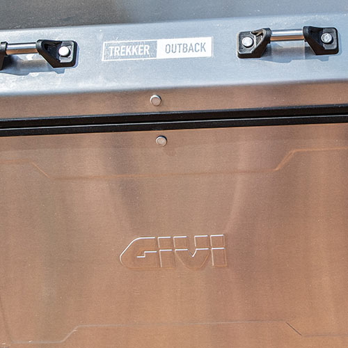 Givi aluminium zijkofferset Trekker Outback 37L Monokey