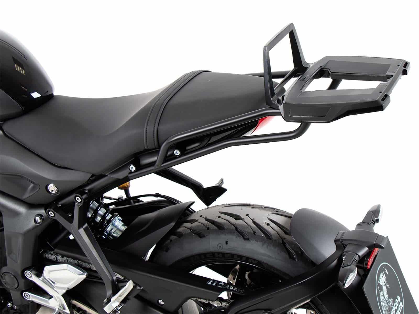 Alurack topkofferdrager zwart voor Triumph Trident 660 (21-) Hepco & Becker