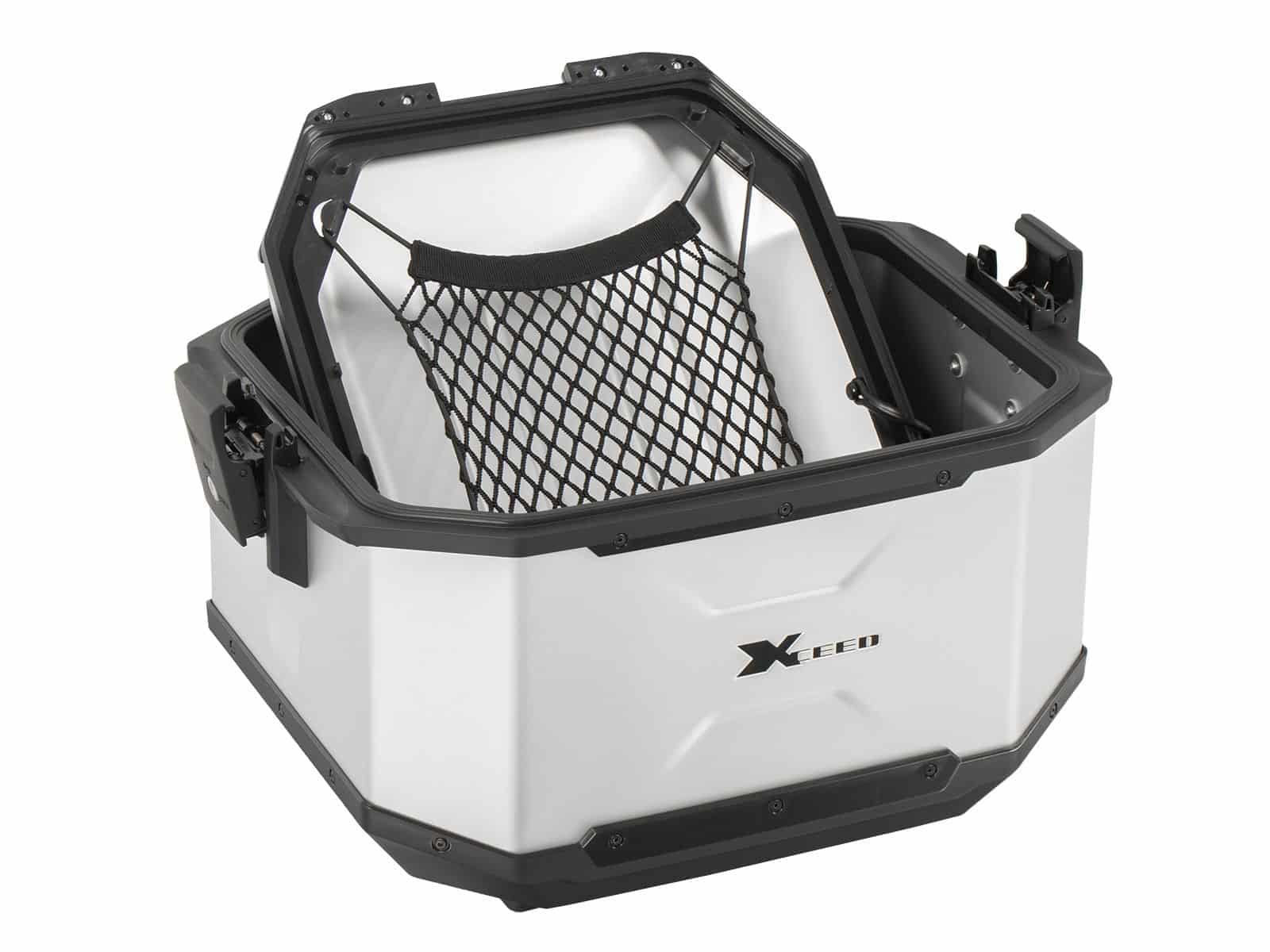 Xceed Aluminium Topcase 45 Liter silber