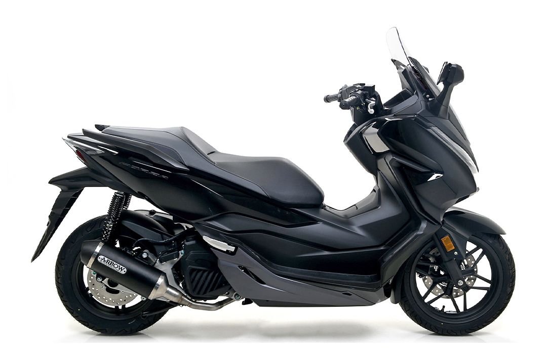 ARROW uitlaat DARK URBAN voor Honda Forza 125 (15-)