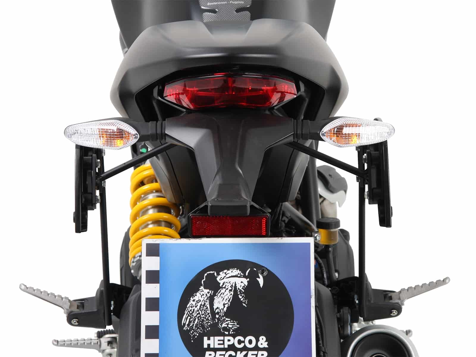 C-Bow zijdrager zwart voor Ducati Monster 797 (17-20) Hepco & Becker