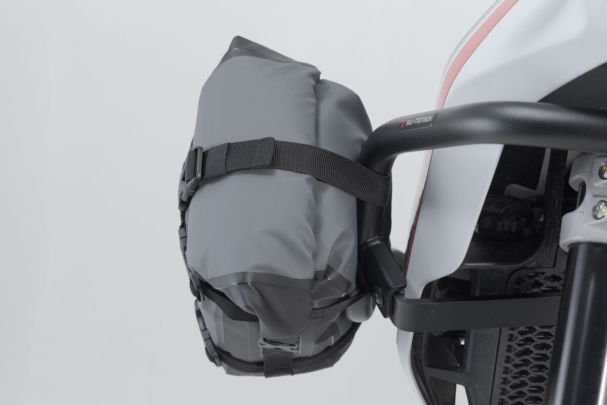 Drybag 80 achtertas voor Aprilia RSV 1000 R /Tuono, zwart/grijs - SW Motech